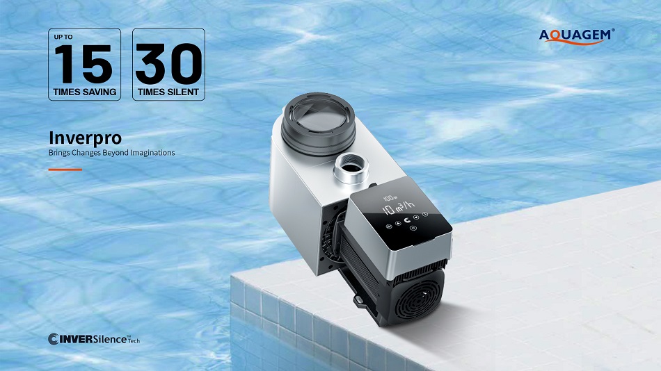 Pompa Aquagem Inverter pentru piscină, face posibile piscinele inteligente
