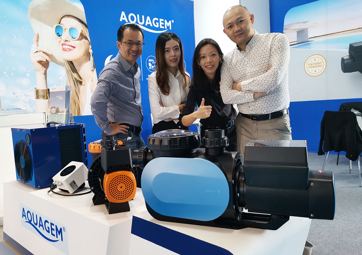 Innovations at Aquagem stand A105 Hall 2, Piscina & Wellness Barcelona 2019_01