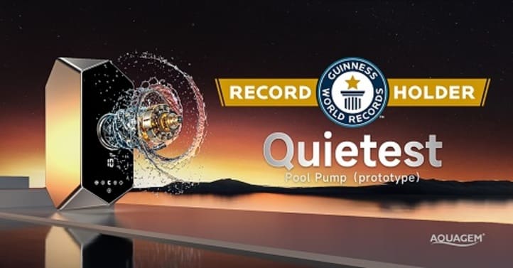 GUINNESS WORLD RECORDS™ Title for Quietest Pool Pump Creates Loud Discussion at PWB 2023